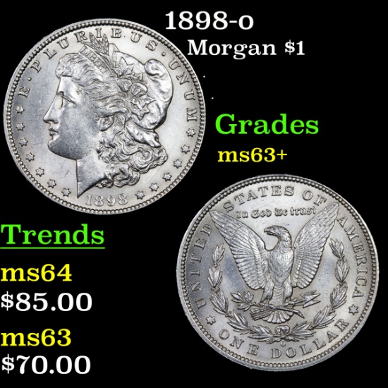 1898-o Morgan Dollar $1 Grades Select+ Unc