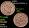 1851 Braided Hair Large Cent 1c Grades vf++