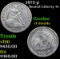 1872-p Seated Liberty Dollar $1 Grades vf details