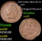 1863 indian Mint Error Civil War Token 1c Grades Select AU