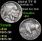 1913-d TY II Buffalo Nickel 5c Grades vf++