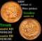 1907 Indian Cent 1c Grades Choice Unc RD