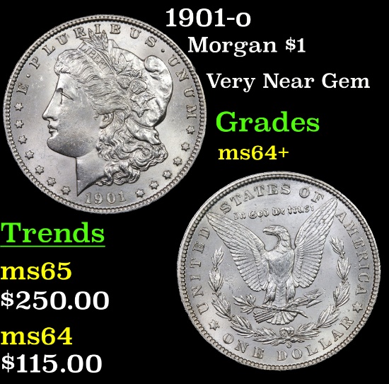 1901-o Morgan Dollar $1 Grades Choice+ Unc