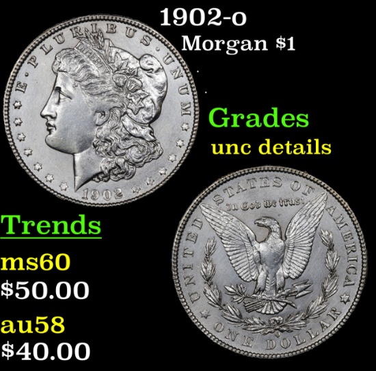 1902-o Morgan Dollar $1 Grades Unc Details