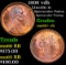 1909 vdb Lincoln Cent 1c Grades Gem+ Unc RB