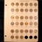 Near Complete Lincoln Cent Page 1947-1958, 33 coins