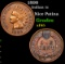 1899 Indian Cent 1c Grades xf+