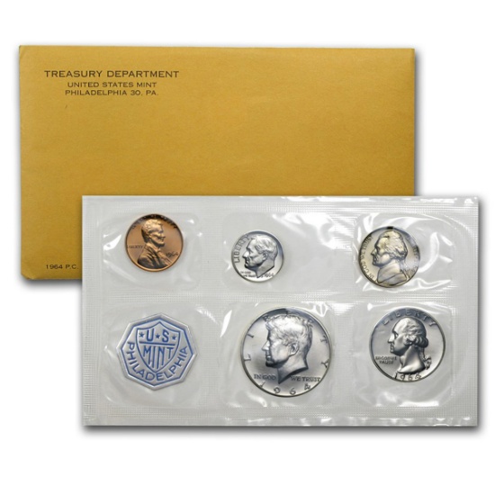 1964 Philadelphia United States Mint set in Original Government Packaging.