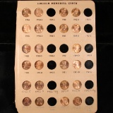 Partial Lincoln cent page 1984-1995 23 coins