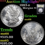 ***Auction Highlight*** 1883-o Morgan Dollar $1 Graded GEM+ Unc By USCG (fc)