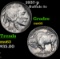 1937-p Buffalo Nickel 5c Grades Select Unc