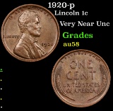 1920-p Lincoln Cent 1c Grades Choice AU/BU Slider