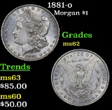 1881-o Morgan Dollar $1 Grades Select Unc