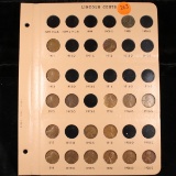 Partial Lincoln Cent page 1910-1920 18 coins