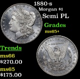 1880-s Morgan Dollar $1 Grades GEM+ Unc