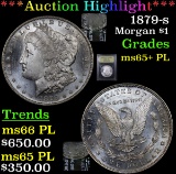 ***Auction Highlight*** 1879-s Morgan Dollar $1 Graded GEM+ PL By USCG (fc)