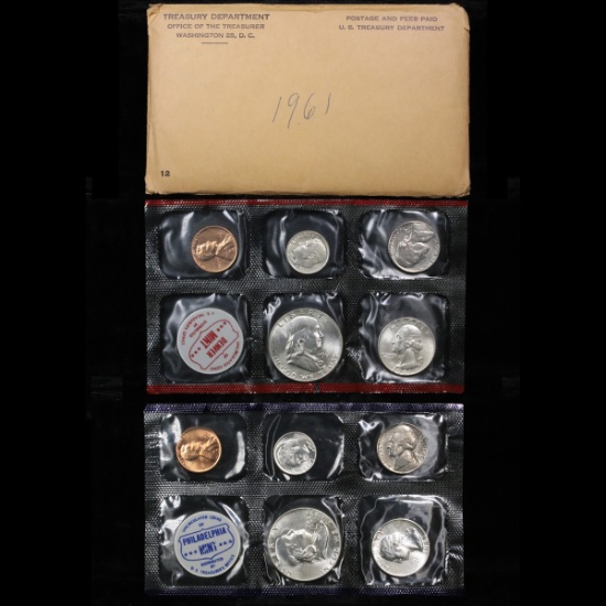1961 Mint Set and includes 10 coins