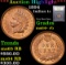 ***Auction Highlight*** 1894 Indian Cent 1c Graded Choice+ Unc RB By USCG (fc)