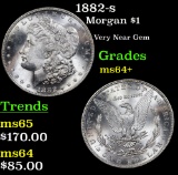 1882-s Morgan Dollar $1 Grades Choice+ Unc