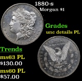 1880-s Morgan Dollar $1 Grades Unc Details PL