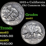 1925-s California Old Commem Half Dollar 50c Grades Select Unc