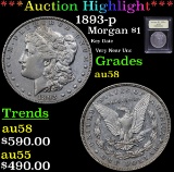 ***Auction Highlight*** 1893-p Morgan Dollar $1 Graded Choice AU/BU Slider By USCG (fc)