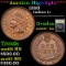 ***Auction Highlight*** 1890 Indian Cent 1c Graded GEM+ Unc BN By USCG (fc)