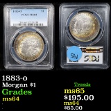 PCGS 1883-o Morgan Dollar $1 Graded ms64 By PCGS