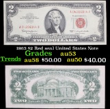 1963 $2 Red seal United States Note Grades
