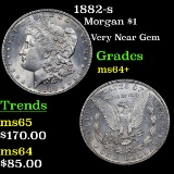 1882-s Morgan Dollar $1 Grades Choice+ Unc