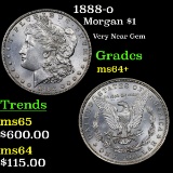 1888-o Morgan Dollar $1 Grades Choice+ Unc