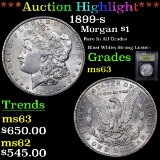 ***Auction Highlight*** 1899-s Morgan Dollar $1 Graded Select Unc By USCG (fc)