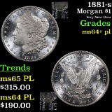 1881-s Morgan Dollar $1 Grades Choice Unc+ PL