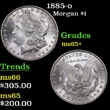 1885-o Morgan Dollar $1 Grades GEM+ Unc