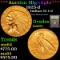***Auction Highlight*** 1925-d Gold Indian Quarter Eagle $2 1/2 Graded Select+ Unc By USCG (fc)