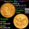 ***Auction Highlight*** 1857-p Gold Liberty Quarter Eagle $2 1/2 Graded GEM Unc By USCG (fc)