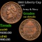 1863 Liberty Cap Civil War Token 1c Grades AU Details