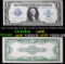 1923 $1 Lg Size Blue Seal Silver Certificate, Signatures of Woods & White Grades Gem+ CU