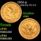 1852-p Gold Liberty Quarter Eagle $2 1/2 Grades xf