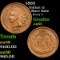 1865 Indian Cent 1c Grades Choice AU
