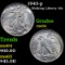 1943-p Walking Liberty Half Dollar 50c Grades Choice Unc