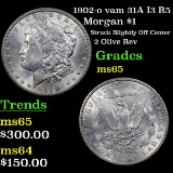 1902-o vam 31A I3 R5 Morgan Dollar $1 Grades GEM Unc