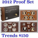 Hard to get, low mintage 2012 US Mint Proof Set; 14 pcs