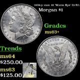 1879-p vam 41 'Worm Eye' I3 R5 Morgan Dollar $1 Grades Select+ Unc