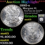 ***Auction Highlight*** 1890-s Morgan Dollar $1 Graded GEM Unc By USCG (fc)