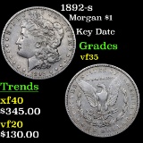 1892-s Morgan Dollar $1 Grades vf++