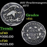 1837 Feuchtwangers Hard Times Token 1c Grades vf++