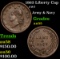 1863 Liberty Cap Civil War Token 1c Grades Choice AU