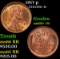 1917-p Lincoln Cent 1c Grades Gem+ Unc RB