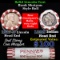 Mixed small cents 1c orig shotgun roll, 1917-d Wheat Cent, 1898 Indian Cent other end, N.F. String &